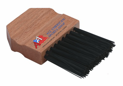 Wood Handle Black Nylon Bristle Brush